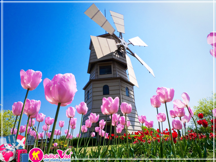 Du lịch Châu Âu - Pháp - Bỉ - Hà Lan - Đức - Lễ hội hoa Tulip từ Sài Gòn giá tốt